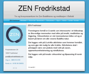 zenfredrikstad.com: Om Zen Fredrikstad | Fredrikstad
