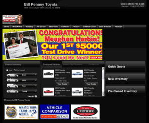 4billpenneytoyota.com: Domain Names, Web Hosting and Online Marketing Services | Network Solutions
Find domain names, web hosting and online marketing for your website -- all in one place. Network Solutions helps businesses get online and grow online with domain name registration, web hosting and innovative online marketing services.