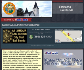 satsumabail.com: Satsuma Bail Bonds | Putnam County bondsman in Satsuma, FL
Bailbond.com the nations #1 directory provides you with listings of Putnam County independent bail bondsman and criminal attorneys. Licensed Satsuma bail bondsmen and criminal lawyers are featured on Bailbond.com