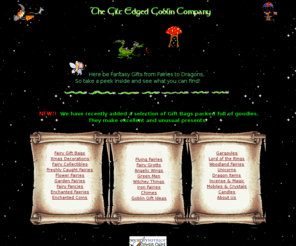 giltedgedgoblins.com:       The Gilt Edged Goblin Company
The place for Cicely M Barker fairies and fairy items, plus fantasy items such as dragons, witches, candles, Lord of the Rings items, runes, unicorns and much more. 
