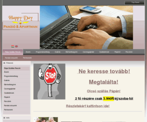 happydaypanzio.hu: Pápa szállás, Pápai thermálfürdő, Pápai várkertfürdő, Pápa apartman, Pápa panzió, Pápa olcsó szállás
Pápa szállás, Pápai termálfürdő, Pápai várkertfürdő, Pápai fürdő, Pápa apartman, Pápa panzió, Pápa olcsó szállás, Pápa vendégház, Pápa szálláshelyek, Pápa szállások, pápai szállások