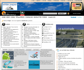 ilsoftware.it: IlSoftware.it - Il sito italiano sul software
IlSoftware.it è il sito italiano sul software. Offre articoli, tips, recensioni news sul mondo del software. Una mailing list approfondisce i temi riguardanti i sistemi operativi. Ampia area Download.