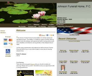 johnson-funeral-home.com: Johnson Funeral Home, P.C. : Manistee, Michigan (MI)
Johnson Funeral Home, P.C. provides complete funeral and cremation services to the local community.