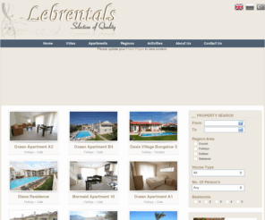 lebrentals.com: LEB RENTALS-SELECTION OF QUALITY provides an enviable choice of deluxe private holiday rental villas and vacation apartments lettings in Fethiye Calis Ovacik Oludeniz Blue Lagoon Kalkan Gocek Dalaman Yaniklar Turquoise  Coast of Mediterranean Sea, Turkey
LEB RENTALS-SELECTION OF QUALITY provides an enviable choice of deluxe private holiday rental villas and vacation apartments lettings in Fethiye Calis Ovacik Oludeniz Blue Lagoon Kalkan Gocek Dalaman Yaniklar Turquoise  Coast of Mediterranean Sea, Turkey