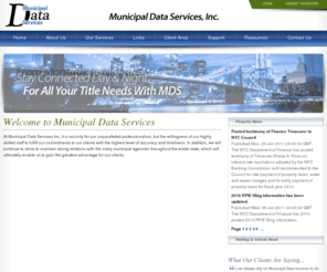 municipaldataservices.com: Municipal Data Services
my description