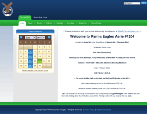 parmaeagles.org: Fraternal Order of Eagles - Parma #4204 | Home ~ Parma Eagles #4204
