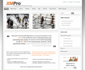 exomin.mobi: XMPro BPM | Business Process Management Suite for Dynamic BPM and Mobile BPM
XMPro for innovative process and performance management (BPM) solutions. See our Mobile BPM and Dynamic Process Management applications.