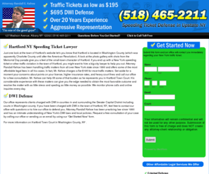 hartfordtrafficlawyer.info: Hartford $195 Traffic Lawyer - NY Speeding Ticket Attorney Randall Kehoe
New York attorney Randall Kehoe defends clients with speeding tickets and other traffic violations in Hartford NY. Our office can save you hundreds of dollars in court fines and other fees and protect your license from DMV and insurance point accumulation