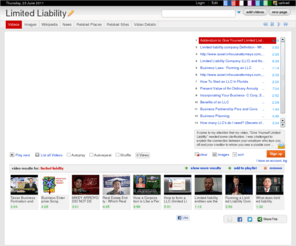 limitedliabilitypartner.com: Limited Liability
Limited Liability on WN Network delivers the latest Videos and Editable pages for News & Events, including Entertainment, Music, Sports, Science and more, Sign up and share your playlists.