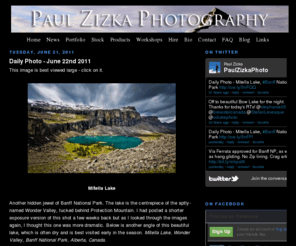 zizka.ca: Paul Zizka Photography
Banff, Canada-based photographer specializing in nature, adventure and travel images.