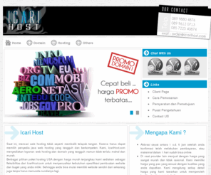 icarihost.com: Icarihost.com | Domain | Hosting | Web desain
Penyedia Hosting, domain, web desainberkualitas