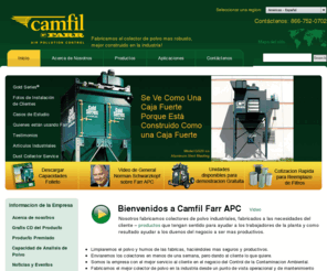 recolectoresdepolvo.com: Industrial Dust Collectors and Fume Collectors - Camfil Farr APC
Camfil Farr Air Pollution Control manufactures industrial dust collectors and fume collection equipment to clean up manufacturing processes.  