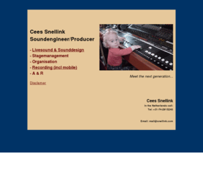 ceessnellink.de: Cees Snellink
Recording and Production