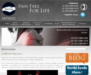 egoscuemexico.com: Egoscue México Pain Free For Life - Bienvenidos.
Egoscue, proceso que incluye una serie de estiramientos y ejercicios sencillos disenados en forma individual y a la medida