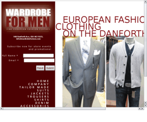 mensclothingtoronto.com: Wardrobe for Men | Men's Clothing Toronto
Men's Clothing Toronto - Casual and Formal Clothing for Men Who LOVE Clothes! 948 Danforth Avenue, Just East of Pape. Call 416-463-9221.