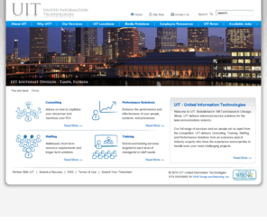 uitonline.com: UIT - Home | UIT
Consulting Advice on how to capitalize your resources and maximize your ROI. Read More > >  Performance Solutions Enhance the performance and effectiveness of your people, systems, and processes. Read