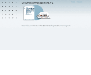 bilder-archivieren.com: Dokumentenmanagement
Online-Lexikon zu Dokumentenmanagement und digitaler Archivierung