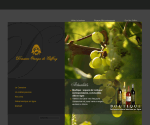 domaine-orengadegaffory.com: Actu
Vins Patrimonio : Cuvée Felice, Cuvée des Gouverneurs et Cuvée Traditionnelle Orenga de Gaffory. Découvrez les secrets des vins de Corse