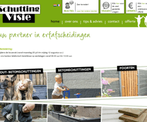 granietmotiefschutting.com: Home - Schutting Visie
Op de volgende (zon)dagen zijn wij geopend 27 maart, 10 april, 24 apri, 8 mei, 22 mei . alle dagen van 11.