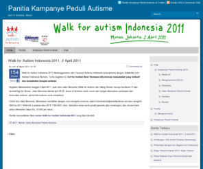 peduliautisme.net: Kampanye Peduli Autisme - Yayasan Autisma Indonesia
Homepage panitia Kampanye Peduli Autisme yang bekerja di bawah Yayasan Autisma Indonesia