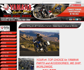 ysppart.com: Yamaha Parts at 30% off, Yamaha Accessories 25% off, Star Accessories 25% off, Portland oregon
Yamaha Sports Plaza in Fairview, OR Yamaha products for the Portand area!Full service, Yamaha parts, Yamaha accesories,riding apparel for ALL makes/models!Order online, Paypal accepted,we ship anywhere in the world,yamaha parts wholesale