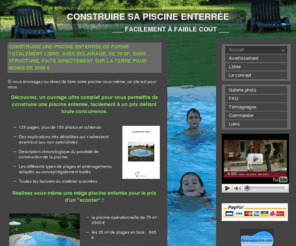 fairesapiscine.com: faire sa piscine
Construire sa piscine enterrée facilement à faible coût.