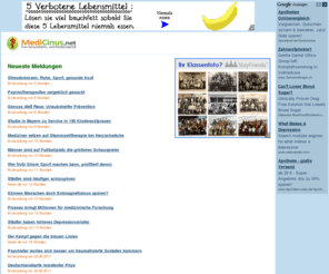 medicinus.net: Chirurgie, Gesundheit, Medizin und Therapie auf medicinus.net
medicinus.net ist das Portal für Gesundheit, Medizin und Therapie und bietet Infos über Kranheitsbilder, Behandlung und Vorsorge