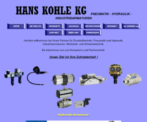 schwenkantrieb.com: HANS KOHLE Pneumatik
Ihr kompetenter Partner in Pneumatik, Drucklufttechnik, Hydraulik, Druckminderer, Druckregler, Druckluftschlauch, ewo, omal, cast, vip-ventil, Pneumatikzylinder, pneumatikventil, baugruppenmontage, reifenfüller, schwenkantrieb, drehantrieb, armaturen