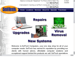 softechcomputers.mobi: SofTech Computers - Fast, Personable Service! Franchises available now!
SofTech Computers - Hot new computer store franchise! Complete training program & very affordable!