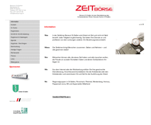 zeitboerse.ch: Information
Information