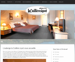 cuillereapot.com: Auberge st-donat, Lanaudière, Auberge La cuillère à pot
A brief description of this website or your business.
