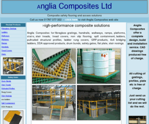 fibregrating.co.uk: Fibreglass Grating | Anti Slip Flooring | Platforms | Anglia
Fibreglass grating from Anglia Composites who also supply stair treads, non slip flooring, tread covers, handrails, fibreglass grating, anti slip flooring, platforms, spill containment and other fibreglass products