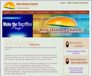 newhorizonchurchms.org: Welcome to my Web site
