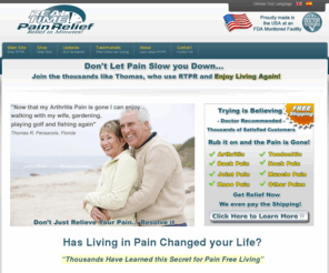 gotyourpainrelief.com: copy
Real Time Pain Relief - Are You Among the Millions Who Experience Pain? Real Time Pain Relief's FDA Registered Formula is Doctor Recommended and has no harmful side effects and works directly at the site for immediate long-lasting relief!