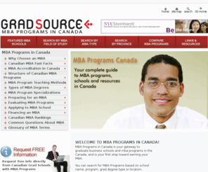 mbaprogramsincanada.com: MBA Programs in Canada
MBA Programs in Canada is your gateway to graduate business schools and mba programs in the Canada, and is your first step toward earning your MBA. 