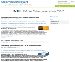 telewizjanaziemna.pl: NaziemnaTelewizja.pl | cyfrowa telewizja naziemna DVB-T w Twoim domu
cyfrowa telewizja naziemna DVB-T w Twoim domu