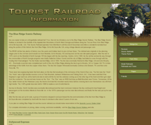 tourist-railroad.com: Tourist Railroad Information and Reviews
Tourist Railroads - Scenic Railway and Theme Park Trains