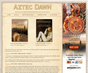 aztecthriller.com: Aztec historical fiction novels | Aztec Dawn
Historical Aztec fiction - a gripping tale of sacrificial murder from Manhattan to Mexico. Moving back and forth between the present-day's Mexico (and Manhattan) and Mexico of the distant 1523.