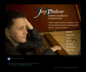 joryvinikour.com: Jory Vinikour, harpsichordist, conductor
Jory Vinikour, harpsichordist, conductor