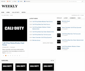 codturkiye.net: Call Of Duty Türkiye, Cod Türkiye Fan Sitesi
Call Of Duty,Cod Türkiye Fan sitesidir.