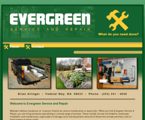 evergreenserviceandrepair.com: Evergreen Service and Repair | Federal Way Washington
