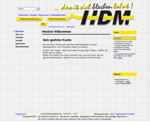 hdm-innowema.de: Startseite
HDM & Innowema G. Föckler e.K.