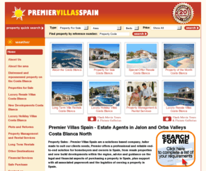 premiervillasspain.com: Costa Blanca - Property and Villas Costa Blanca
Property & Villas Costa Blanca - Premier Villas Spain offer a range of quality property and villas on the Costa Blanca in the jalon and orba valleys for both sale and rental. Estate agents in jalon