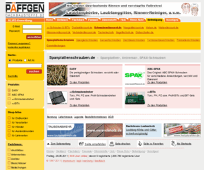 spanplattenschraube.info: Spanplattenschrauben (.de) | Spanplattenschrauben und SPAX-Schrauben online kaufen | Universalschrauben, Spax-Schrauben, Schnellbauschrauben, Spenglerschrauben, Stahlschrauben, Spezialschrauben
Spanplattenschrauben und SPAX-Schrauben günstig im Baustoff-Discount Online-Shop. Hier finden Sie Schrauben und viele weitere Eisenwaren und Baustoffe.