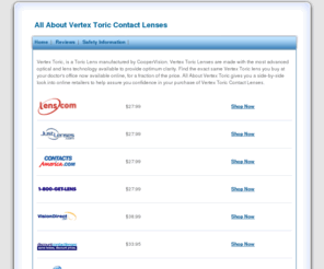 allaboutvertextoric.com: All About Vertex Toric Contact Lenses
All About Vertex Toric Contact Lenses