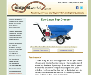 Composttopdressers Com Compostwerks Eco Lawn Compost Top Dresser