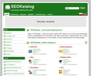 nieruchomosci-kujawsko-pomorskie.net: SEOKatalog - nowoczesny katalog stron www
SEOKatalog to nowy skrypt katalogu stron www powstały na bazie bardzo popularnego katalogu otwarty.pl mini. Nowoczesne modyfikacje, prototypowe rozwiązania seo zapewniają skuteczne pozycjonowanie stron katalogowanych. Zapraszamy!