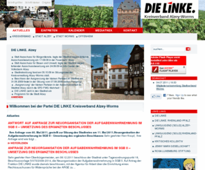 pds-worms.de: Aktuelles
DIE LINKE. Kreisverband Alzey-Worms