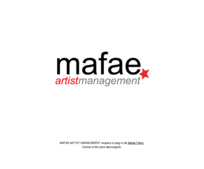 xumalin.com: MAFAE ARTIST MANAGEMENT
MAFAE ARTIST MANAGEMENT