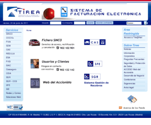 tirea.es: Tecnologías de la Información y Redes para las Entidades Aseguradoras, S.A. - TIREA
Tecnologías de la Información y Comunicación para el Sector Asegurador en España. Red Privada de los distintos intervinientes del Sector Seguros.